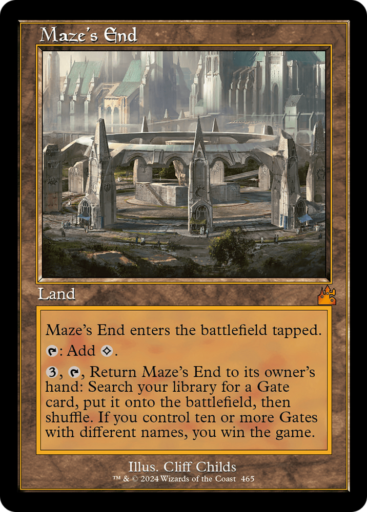 Maze's End (Retro Frame) [Ravnica Remastered]