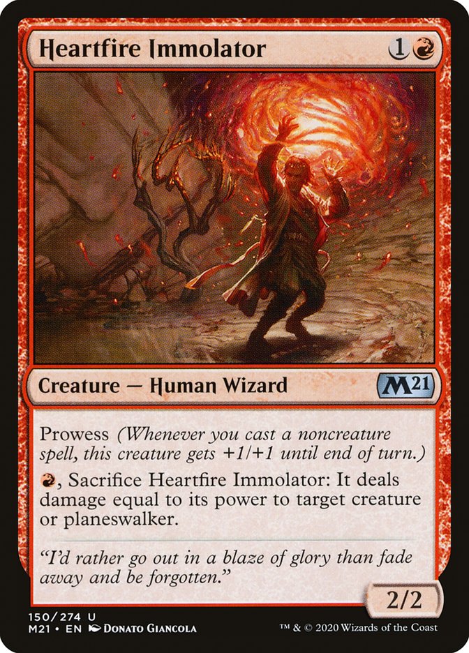 Heartfire Immolator [Core Set 2021]