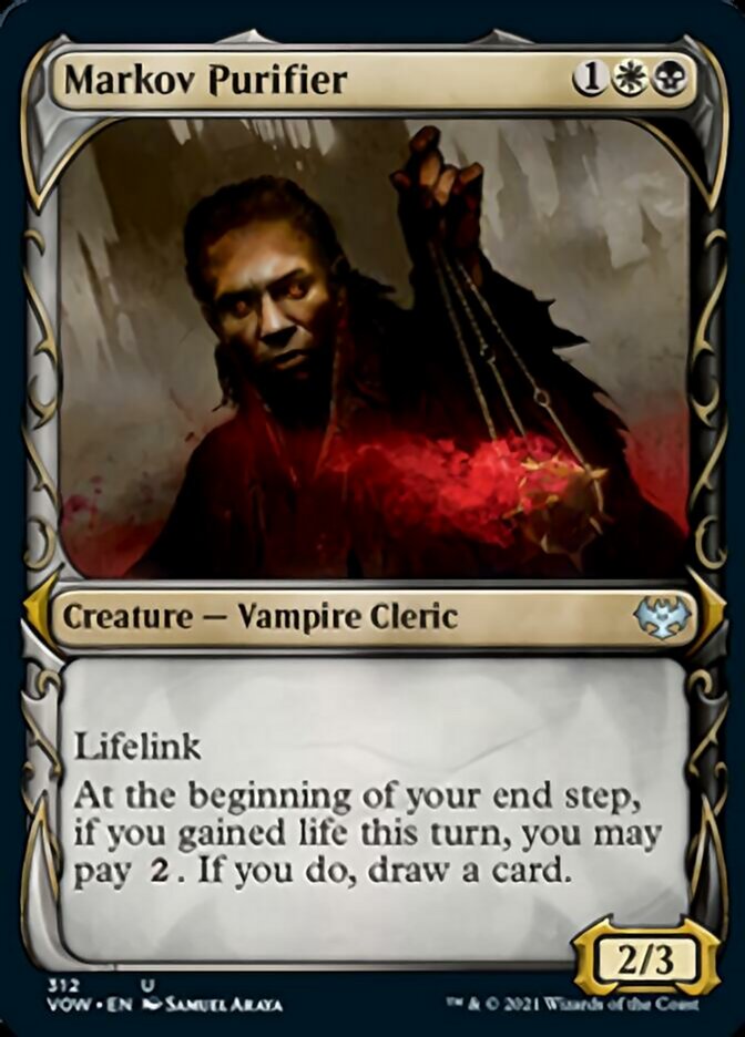 Markov Purifier (Showcase Fang Frame) [Innistrad: Crimson Vow]