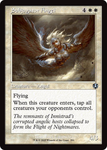 Subjugator Angel (Retro Frame) [Innistrad Remastered]