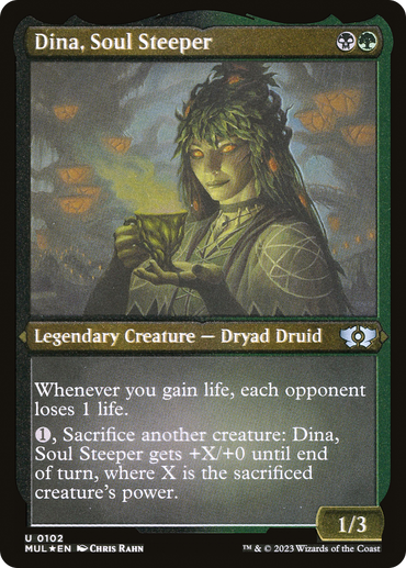 Dina, Soul Steeper (Foil Etched) [Multiverse Legends]