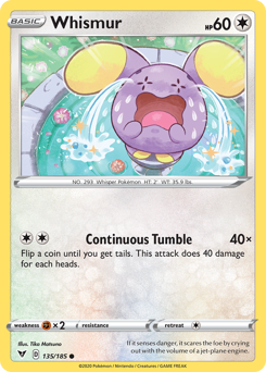 Whismur (135/185) [Sword & Shield: Vivid Voltage]