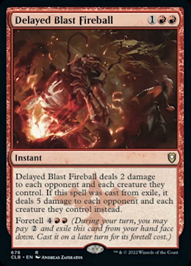 Delayed Blast Fireball [Commander Legends: Battle for Baldur's Gate]