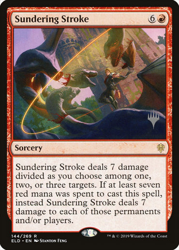 Sundering Stroke (Promo Pack) [Throne of Eldraine Promos]