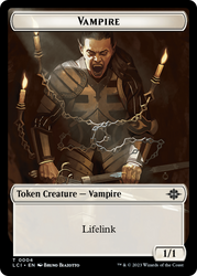 Emblem - Sorin, Lord of Innistrad // Vampire (0004) Double-Sided Token [The Lost Caverns of Ixalan Commander Tokens]