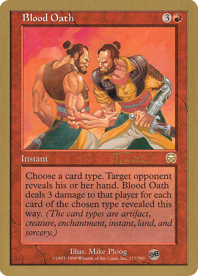 Blood Oath (Jan Tomcani) (SB) [World Championship Decks 2001]