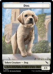 Thopter (0020) // Dog Double-Sided Token [Murders at Karlov Manor Tokens]