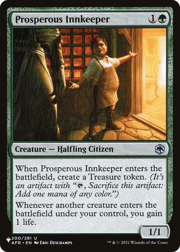 Prosperous Innkeeper [The List]