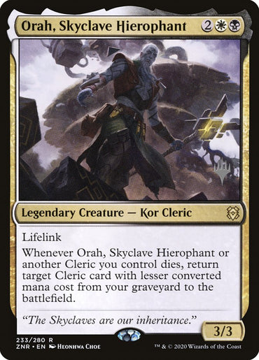 Orah, Skyclave Hierophant (Promo Pack) [Zendikar Rising Promos]