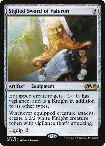 Sigiled Sword of Valeron [Core Set 2019]