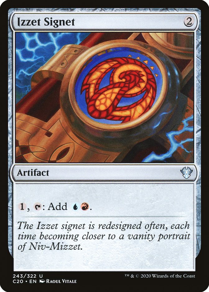 Izzet Signet [Commander 2020]