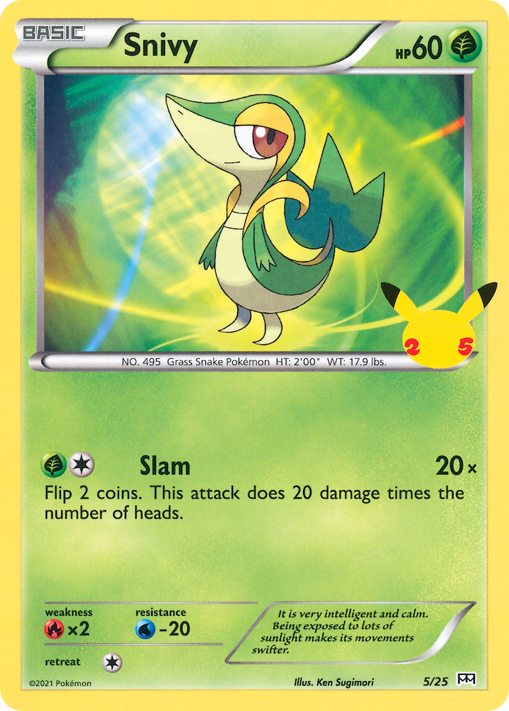 Snivy (5/25) [McDonald's 25th Anniversary]