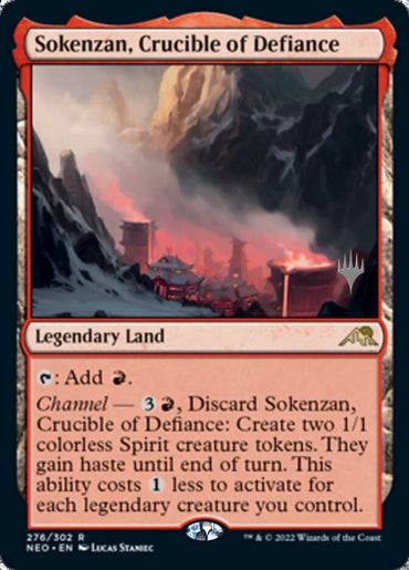 Sokenzan, Crucible of Defiance (Promo Pack) [Kamigawa: Neon Dynasty Promos]