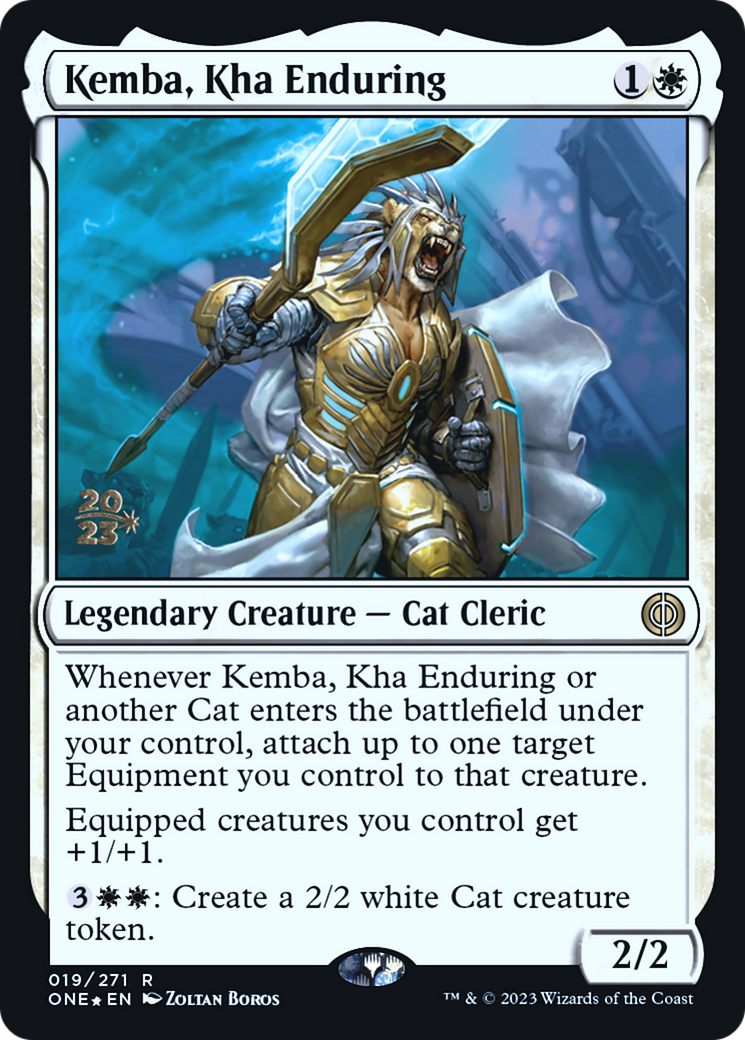 Kemba, Kha Enduring [Phyrexia: All Will Be One Prerelease Promos]