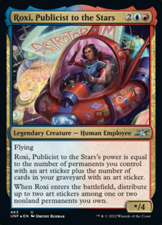 Roxi, Publicist to the Stars (Galaxy Foil) [Unfinity]