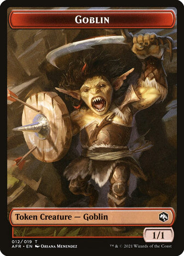 Goblin (012) // Blood (017) Double-Sided Token [Challenger Decks 2022 Tokens]