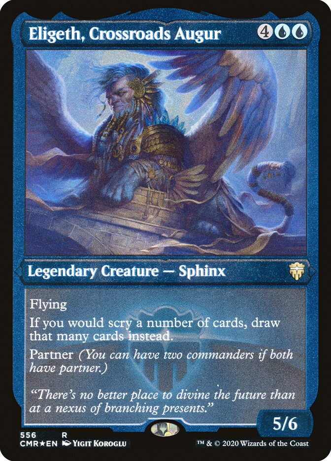 Eligeth, Crossroads Augur (Etched) [Commander Legends]