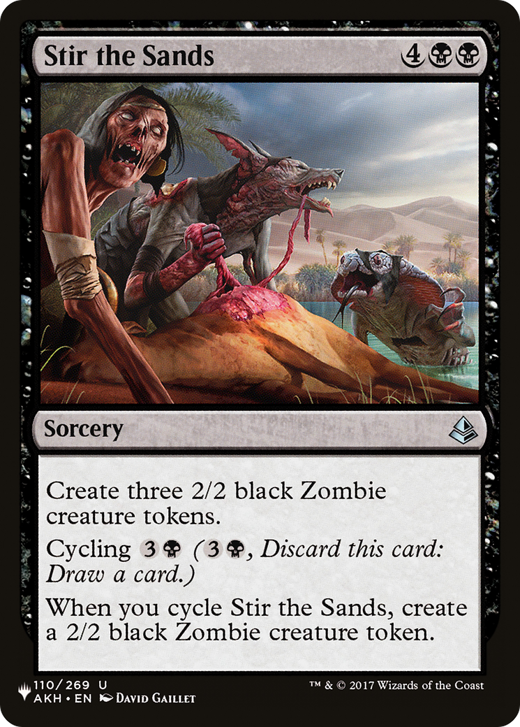 Stir the Sands [The List]