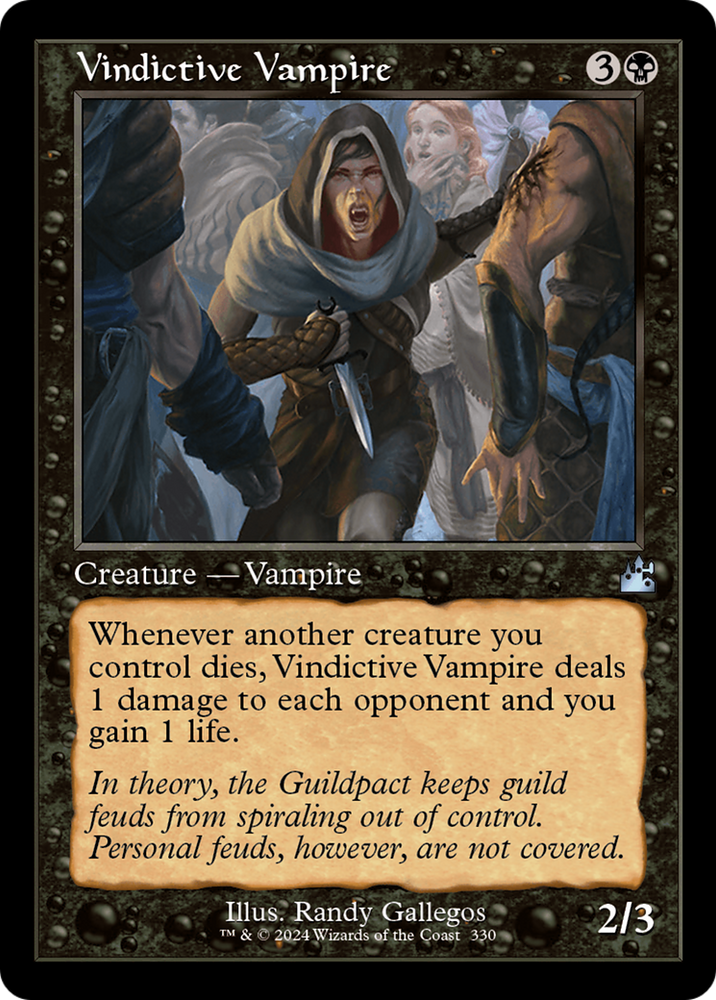 Vindictive Vampire (Retro Frame) [Ravnica Remastered]