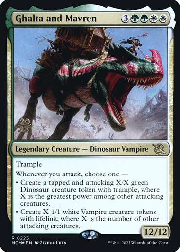 Ghalta and Mavren [March of the Machine Prerelease Promos]