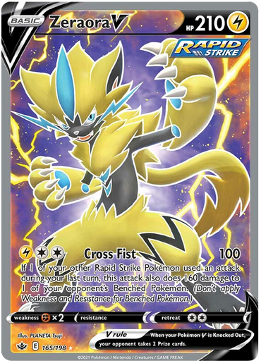 Zeraora V (165/198) [Sword & Shield: Chilling Reign]