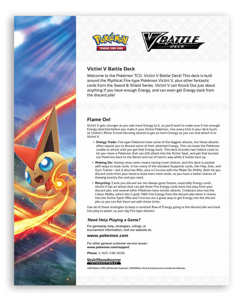 Sword & Shield: Battle Styles - V Battle Deck (Victini V)