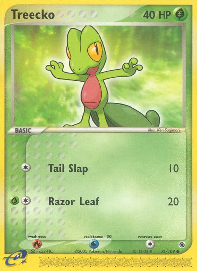 Treecko (76/109) [EX: Ruby & Sapphire]