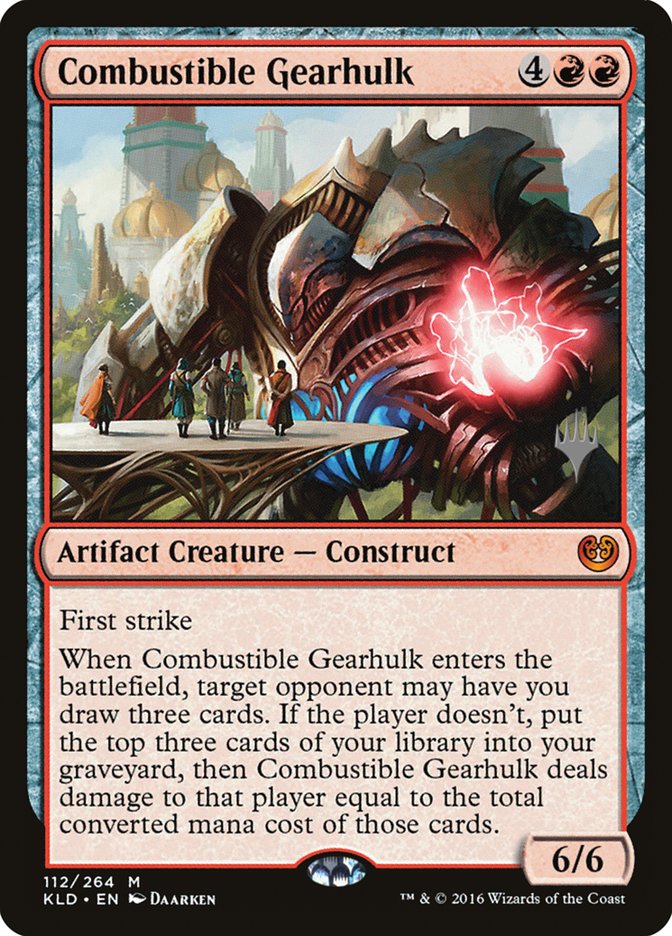 Combustible Gearhulk (Promo Pack) [Kaladesh Promos]