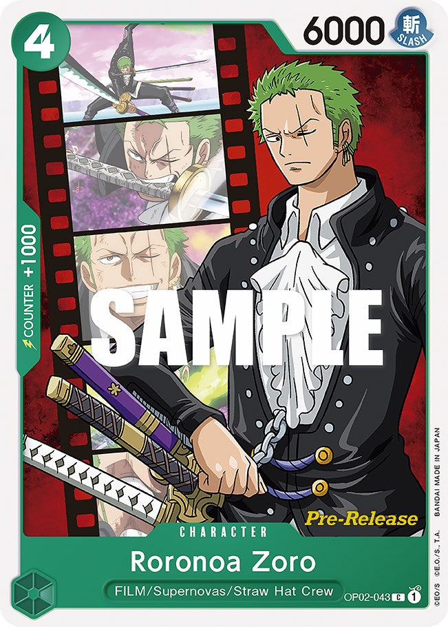 Roronoa Zoro [Paramount War Pre-Release Cards]