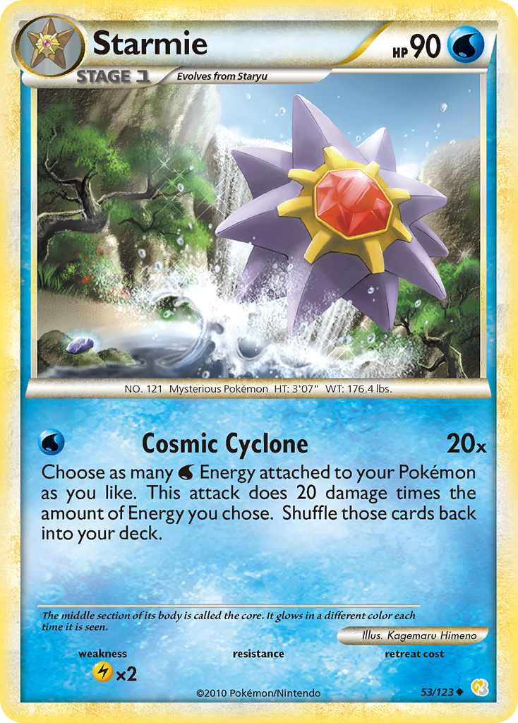 Starmie (53/123) [HeartGold & SoulSilver: Base Set]