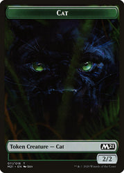 Bird // Cat (011) Double-Sided Token [Core Set 2021 Tokens]