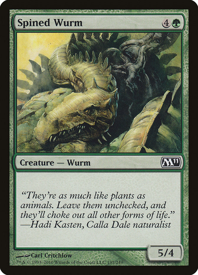 Spined Wurm [Magic 2011]