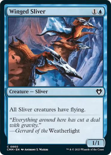 Winged Sliver [Commander Masters]