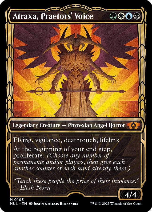 Atraxa, Praetors' Voice (Halo Foil) [Multiverse Legends]