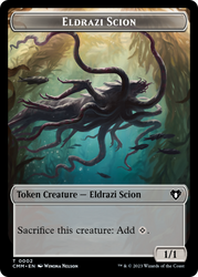 Manifest // Eldrazi Scion Double-Sided Token [Commander Masters Tokens]