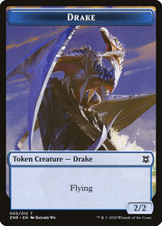 Copy // Drake Double-Sided Token [Zendikar Rising Tokens]