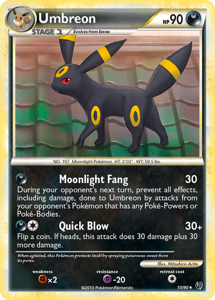 Umbreon (10/90) [HeartGold & SoulSilver: Undaunted]