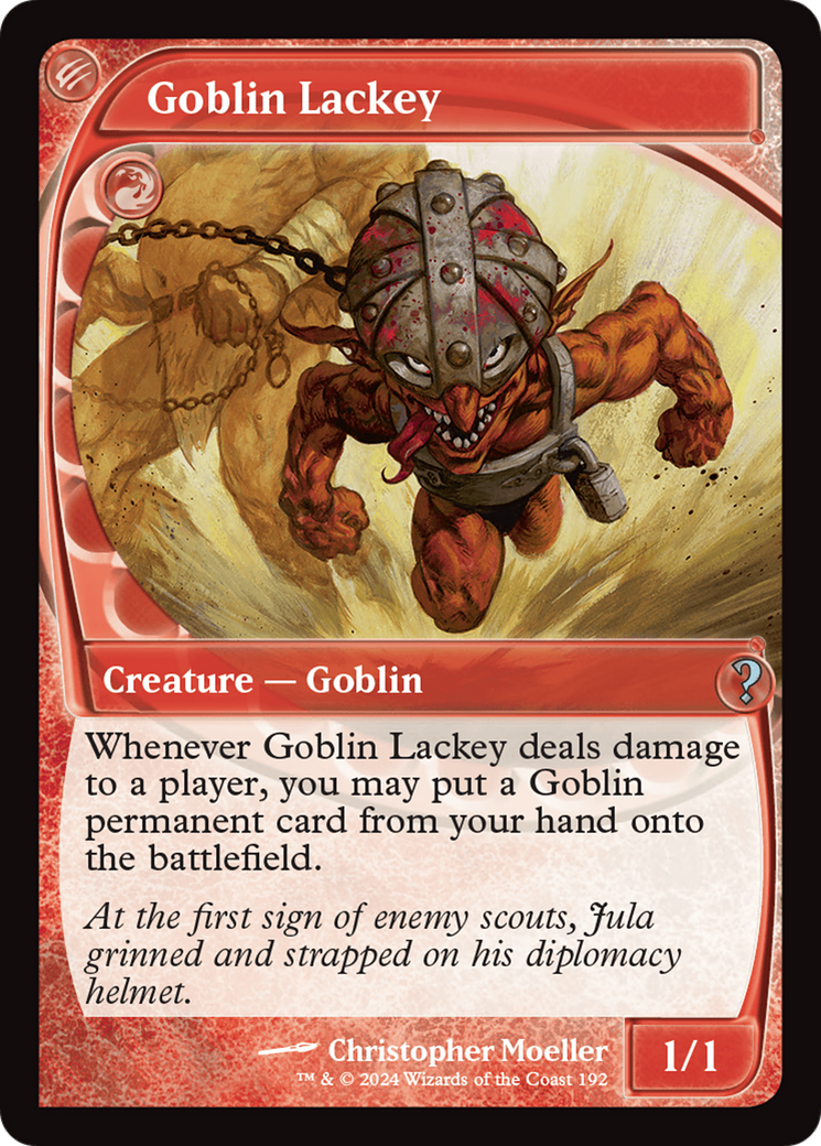 Goblin Lackey (Future Sight) [Mystery Booster 2]