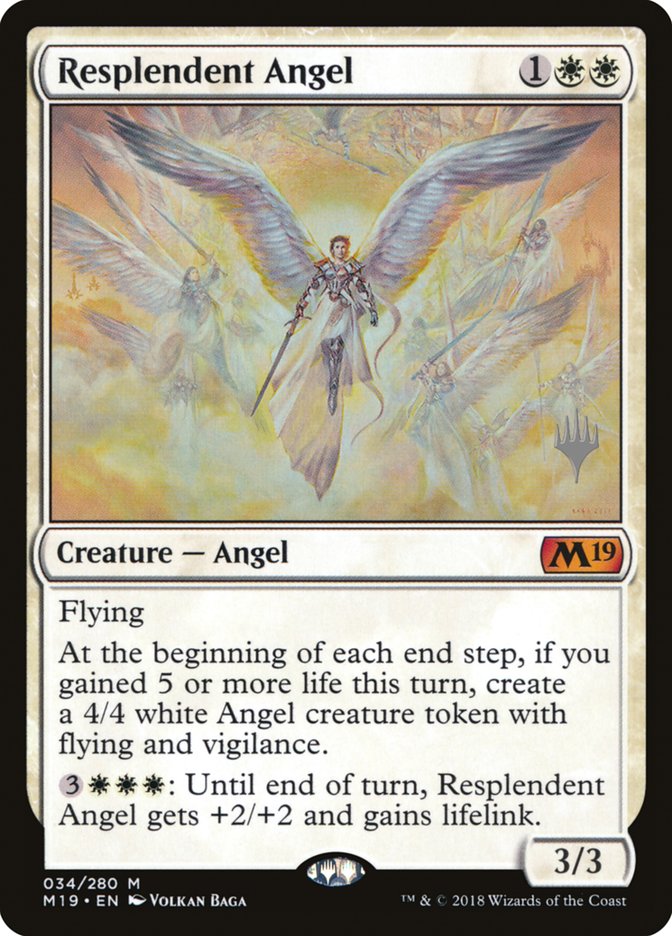 Resplendent Angel (Promo Pack) [Core Set 2019 Promos]