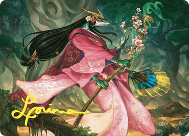 Sakiko, Mother of Summer Art Card (Gold-Stamped Signature) [Commander Masters Art Series]