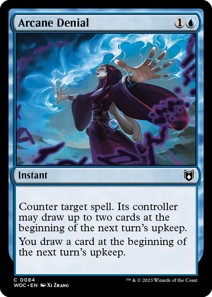 Arcane Denial [Wilds of Eldraine Commander]