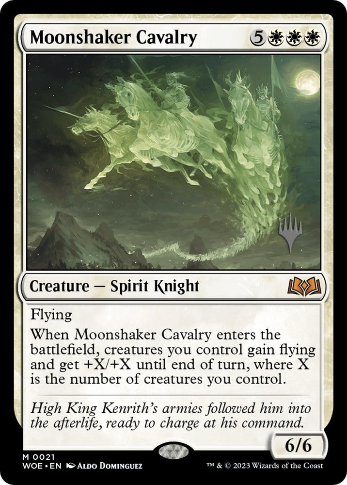 Moonshaker Cavalry (Promo Pack) [Wilds of Eldraine Promos]