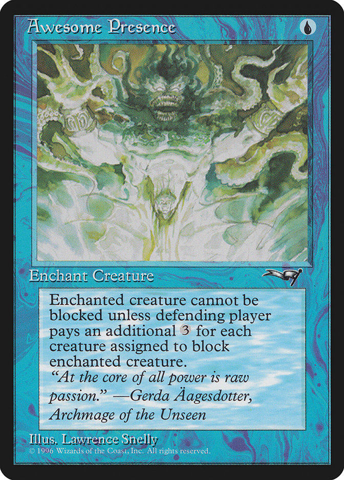 Awesome Presence (Creature Facing) [Alliances]