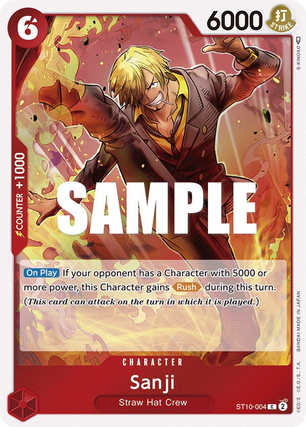 Sanji [Ultra Deck - The Three Captains]