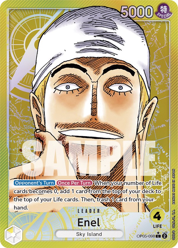 Enel (Alternate Art) [Awakening of the New Era]