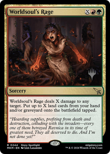 Worldsoul's Rage (Promo Pack) [Murders at Karlov Manor Promos]