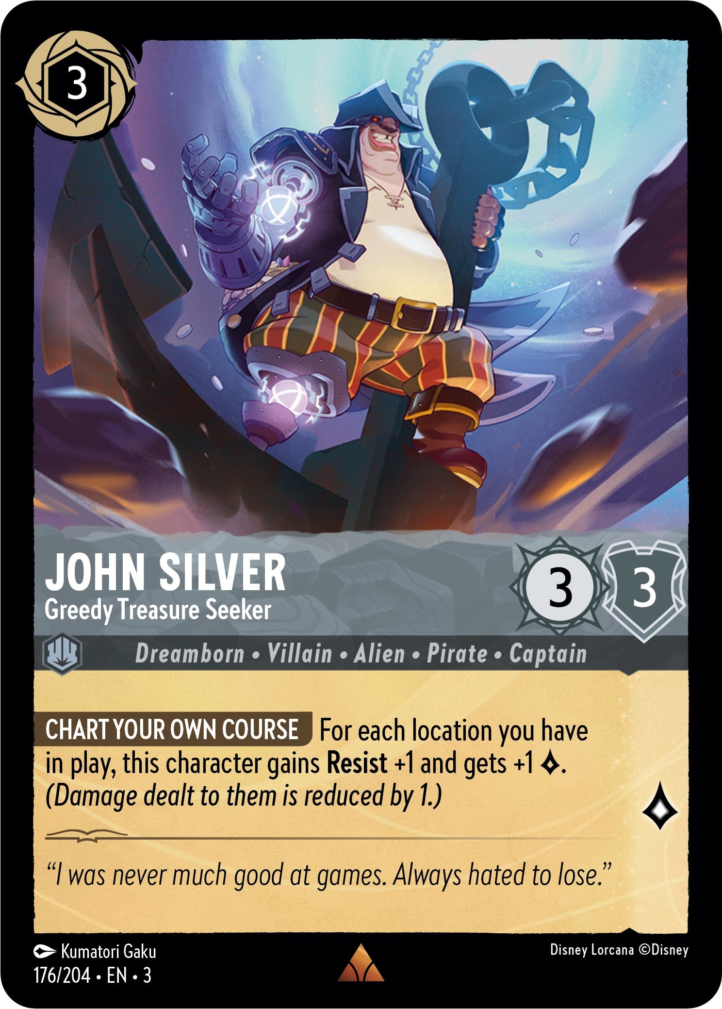 John Silver - Greedy Treasure Seeker (176/204) [Into the Inklands]