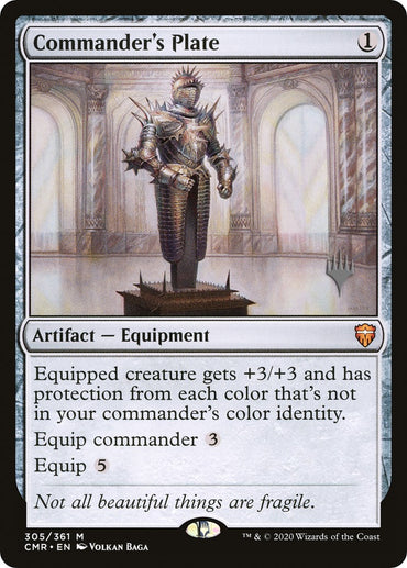 Commander's Plate (Promo Pack) [Murders at Karlov Manor Promos]