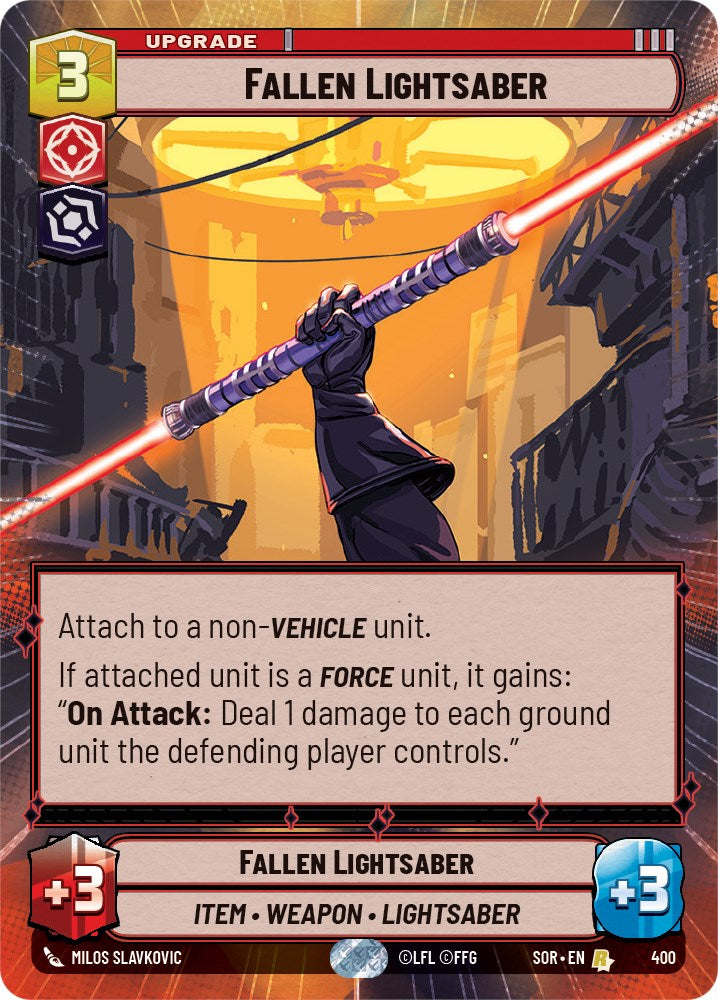 Fallen Lightsaber (Hyperspace) (400) [Spark of Rebellion]