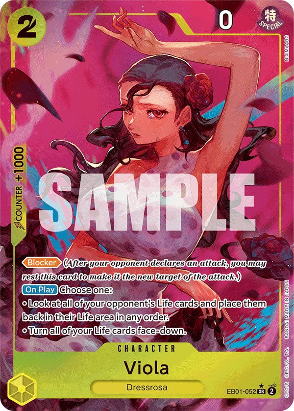 Viola (Alternate Art) [Extra Booster: Memorial Collection]